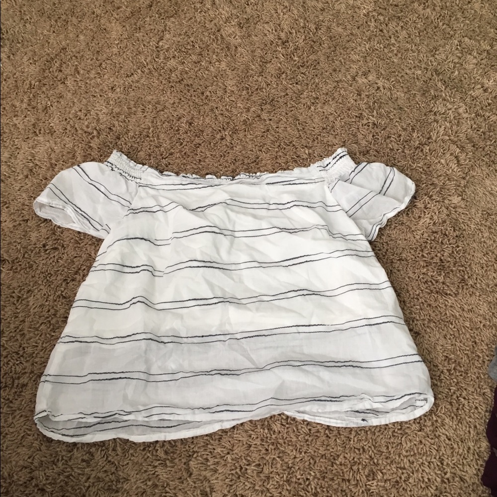 Off the shoulder shirt